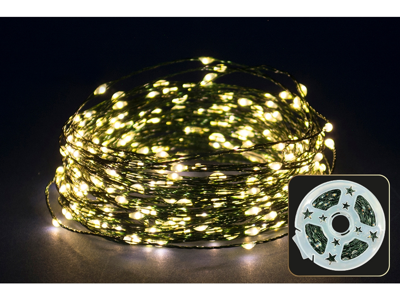 CATENA 1000M.LED B.CALDO 50MT U.E. F.VERD.25816218 CATENA 1000M.LED B.CALDO 50MT U.E. F.VERD.25816218