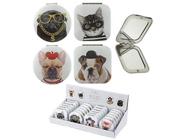 SPECCHIETTO DA BORSA CANE/GATTO MIRR24