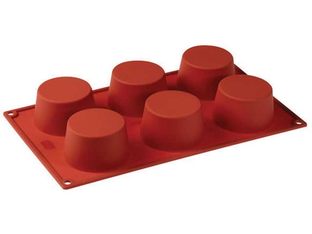 STAMPO SILICONE MUFFIN 6IMPRONTE FR008