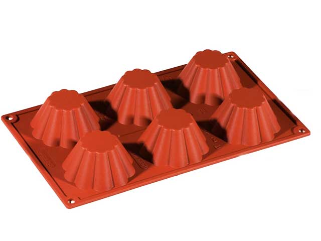STAMPO SILICONE BRIOCHETTE 6IMPR.FR012 STAMPO SILICONE BRIOCHETTE 6IMPR.FR012
