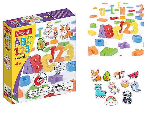 LETTERE E NUMERI MAGNETIC ABC+123 05465