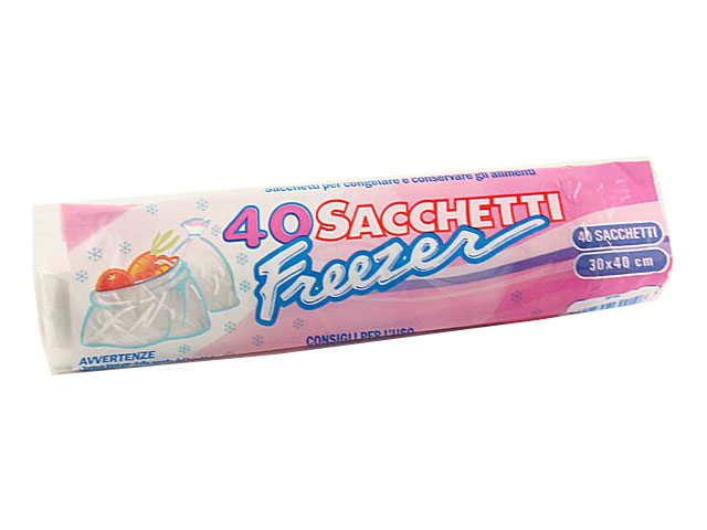 SACCHETTI FREEZER 28x40cm 40pz SF04