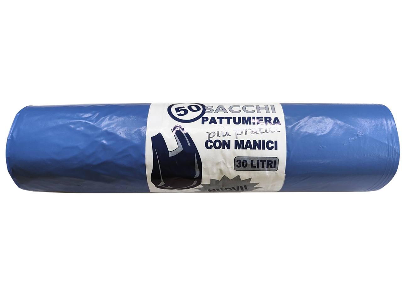 SACCHI PATTUMIERA C/L.30L 50PZ BLU SH30A-50