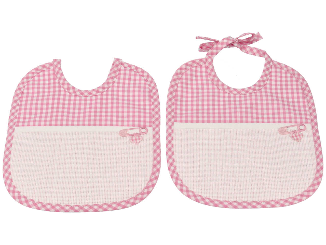 BAVETTA  QUADRETTI ROSA BV01101
