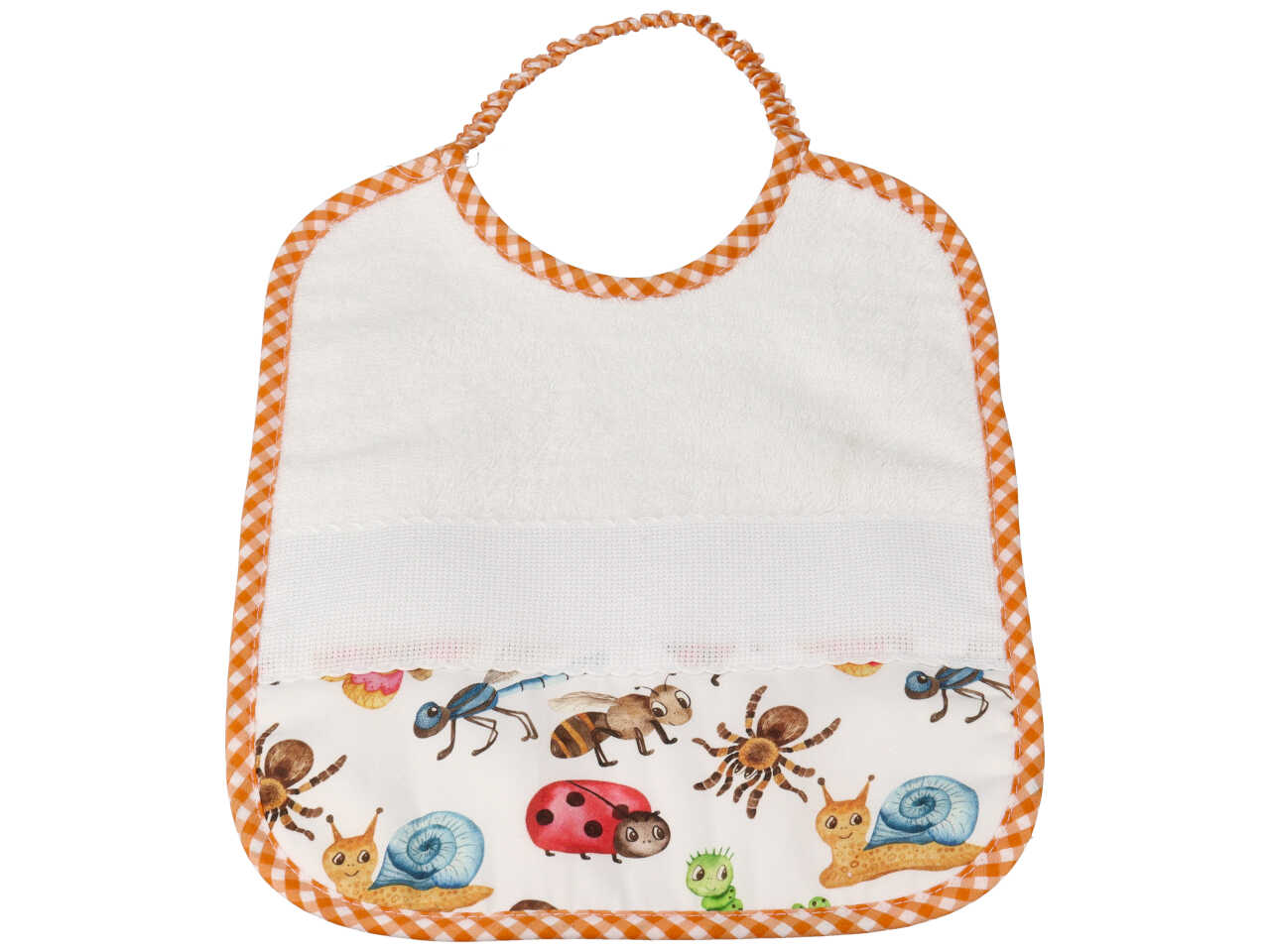 BAVETTA IN SPUGNA CON DECORO IN BV01157 BAVETTA IN SPUGNA CON DECORO IN BV01157