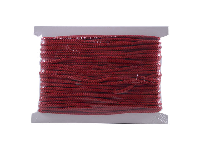 TUBOLARE 100% POLIES.20MT.5005/P ROSSO COL.50