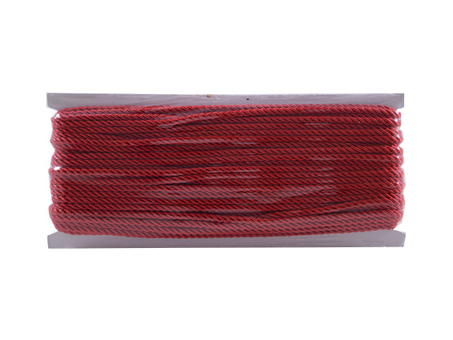CORDONE A TRE CAPI 20MT. ROSSO COL.11 520/2