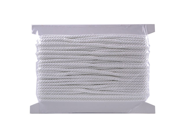 CORDONE A TRE CAPI 20MT. BIANCO 520/4