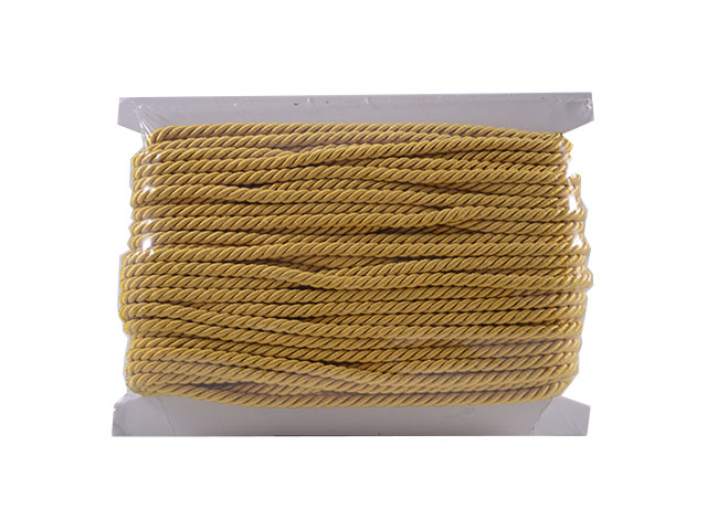 CORDONE A TRE CAPI 20MT.GIALLO ORO COL.26 520/5