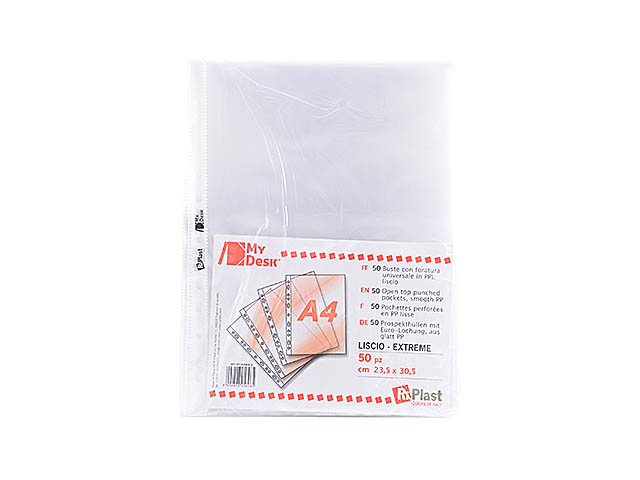 BUSTA FORATA A4 50pz 23×30.5cm 65163909