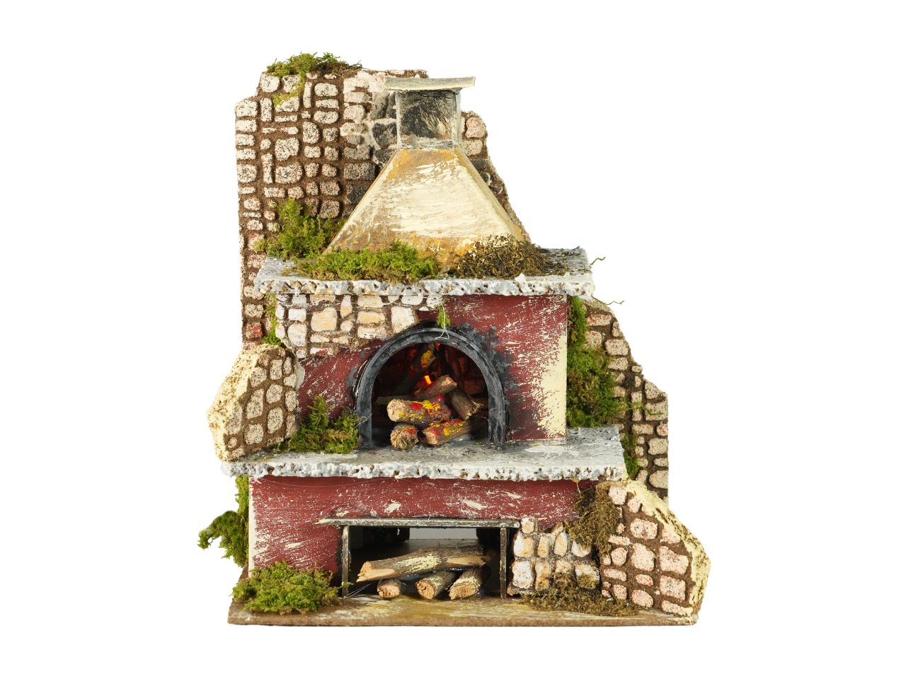 AMBIENT.FORNO C/LAMP. EFF. FIAMMA 15X10X17CM 11874