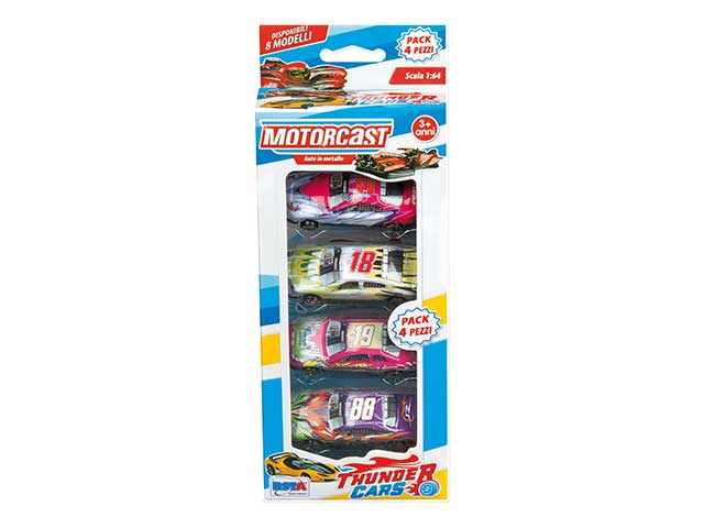 MOTORCAST THUNDERCARS 4pz 1:64 10443