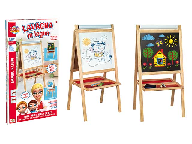 LAVAGNA IN LEGNO MISURA 90X47CM C 10096
