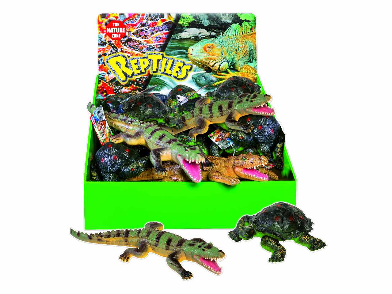 ANIMALI RETTILI ANFIBI 14/37cm 10650