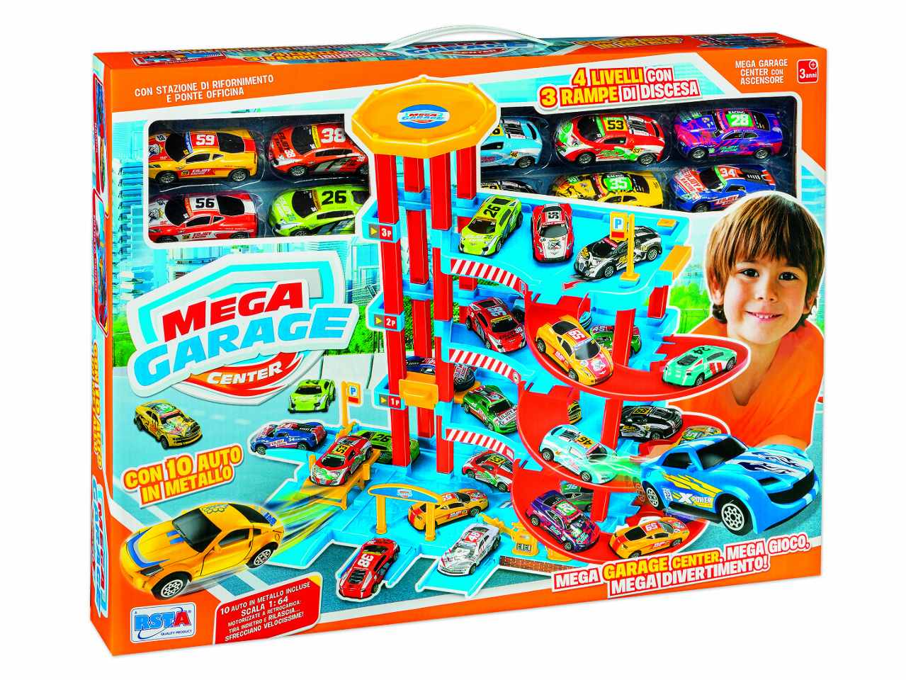 MEGA GARAGE 5 PIANI+10 AUTO MET.11421
