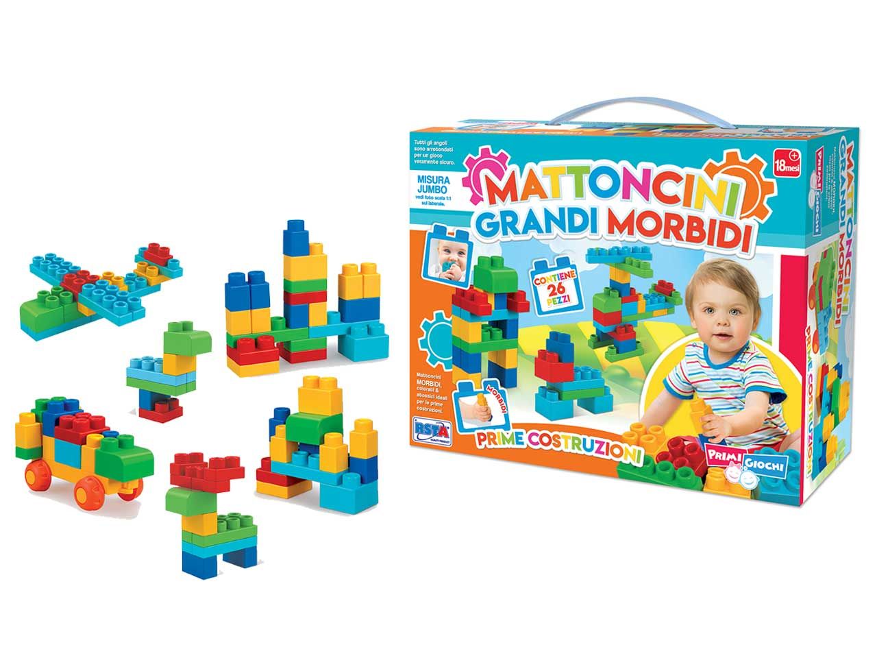 MATTONCINI GRANDI MORBIDI 26 PEZZ 11472