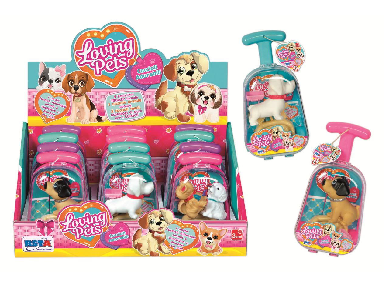 TROLLEY LOVING PETS CUCCIOLI 12 A 11582