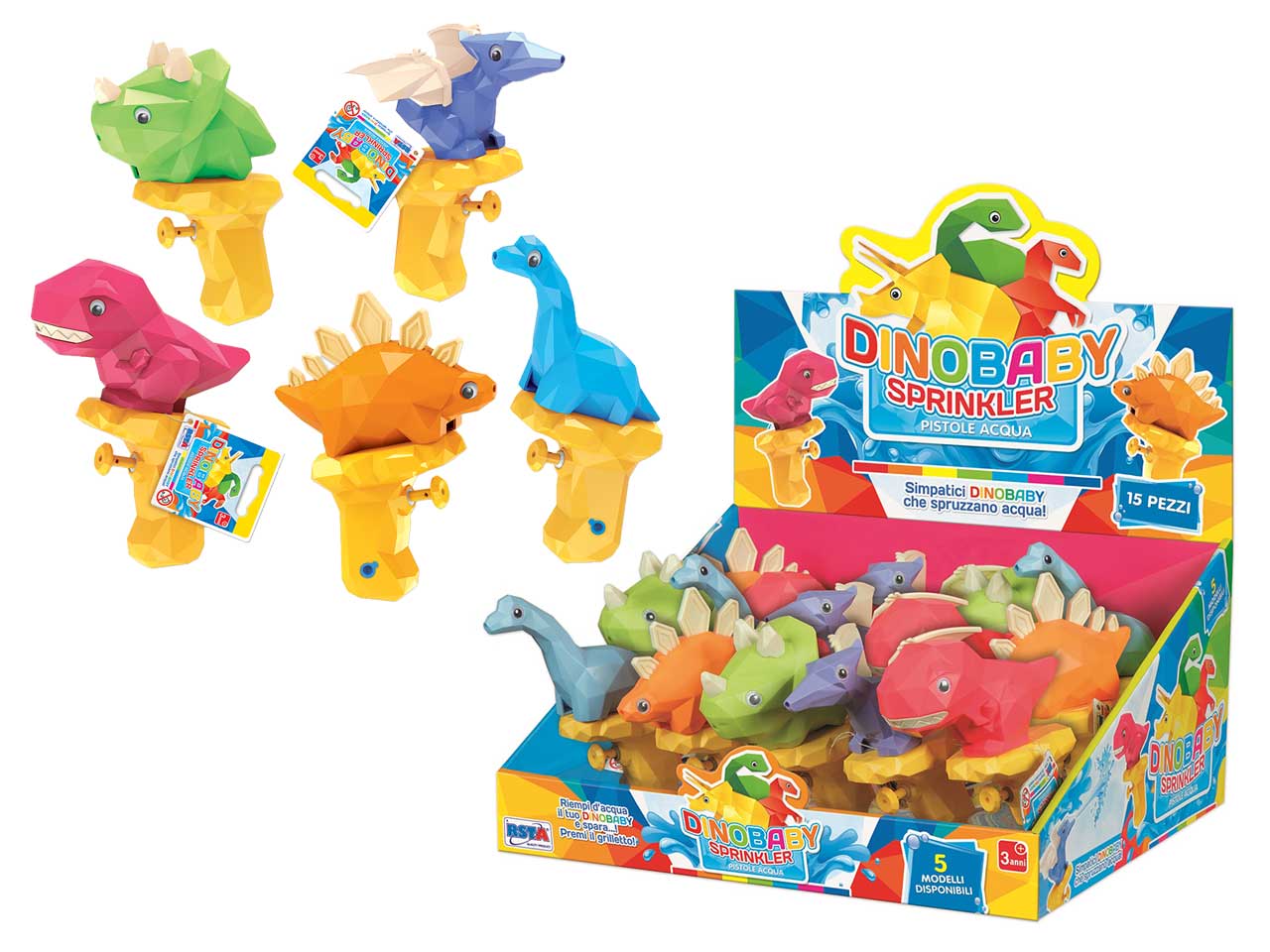 PISTOLE AD ACQUA DINOBABY SPRINKL 11525