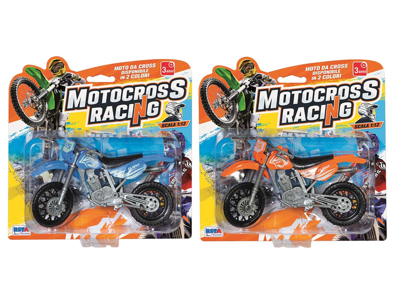 MOTOCROSS RACING IN 2 COLORI ASSO 11663