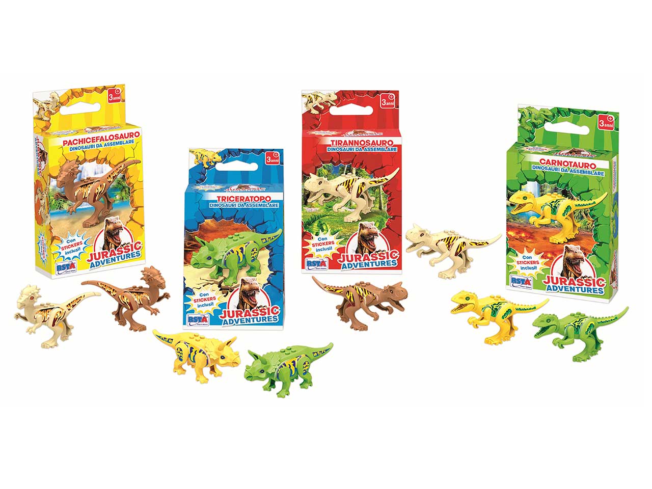 DINOSAURI DA ASSEMBLARE JURASSIC I 3684