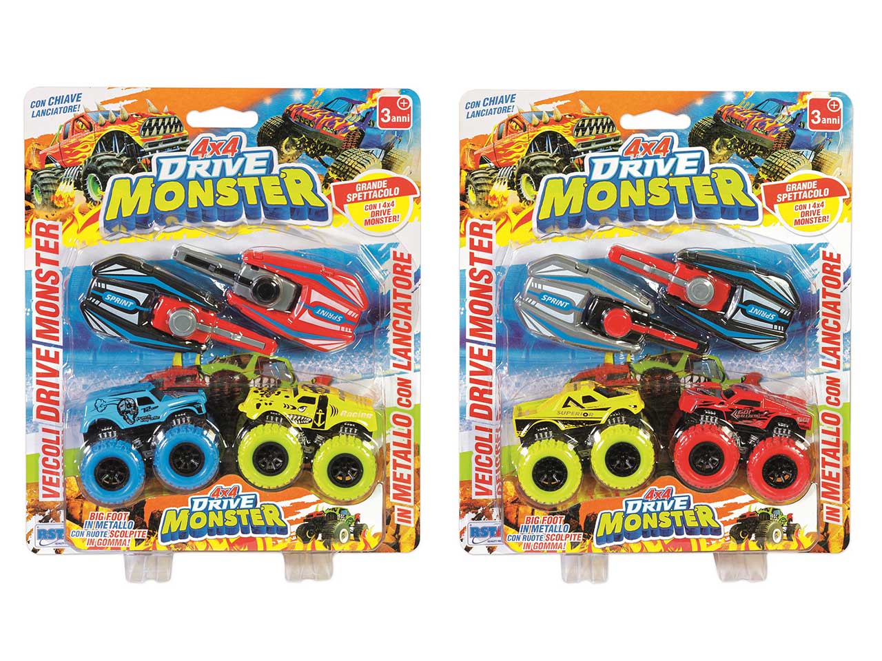 AUTO DRIVE MONSTER DIE CAST 2PZ 11194