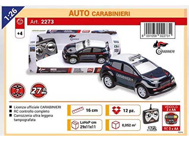 AUTO R/C 1:26 CARABINIERI 2273