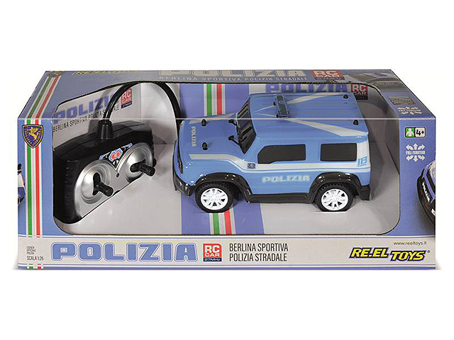 AUTO FUORISTRADA POLIZIA R/C SC.1:26 2326