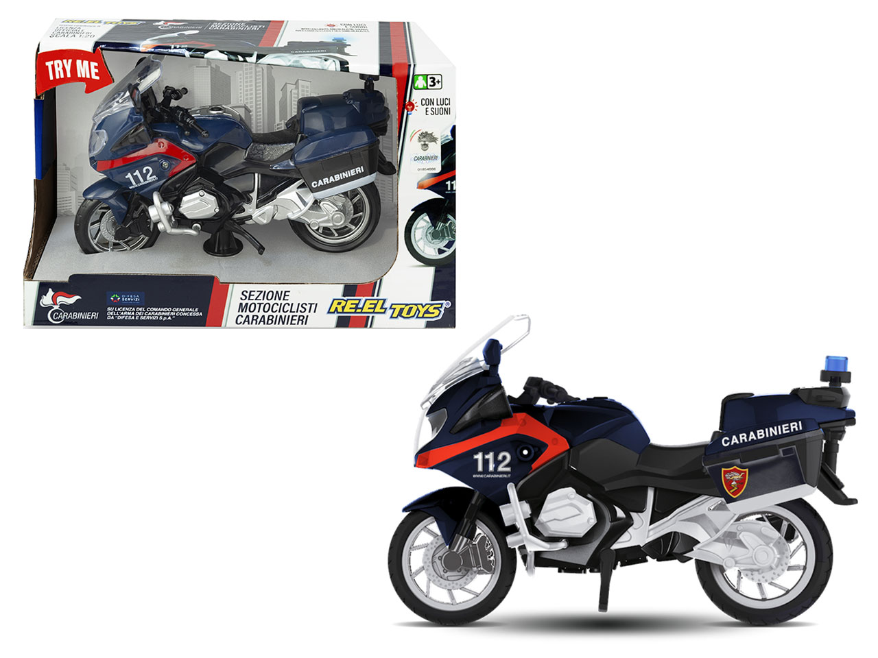 MOTO CARABINIERI A FRIZIONE TRY ME 0340 MOTO CARABINIERI A FRIZIONE TRY ME 0340