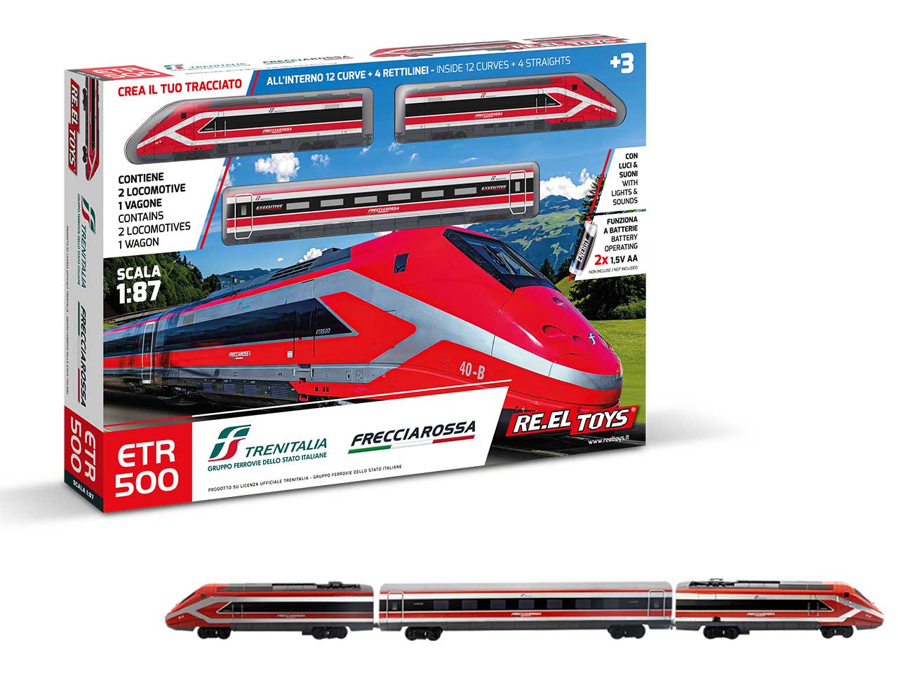 TRENO FRECCIAROSSA ETR 500E 1:87 0347 TRENO FRECCIAROSSA ETR 500E 1:87 0347