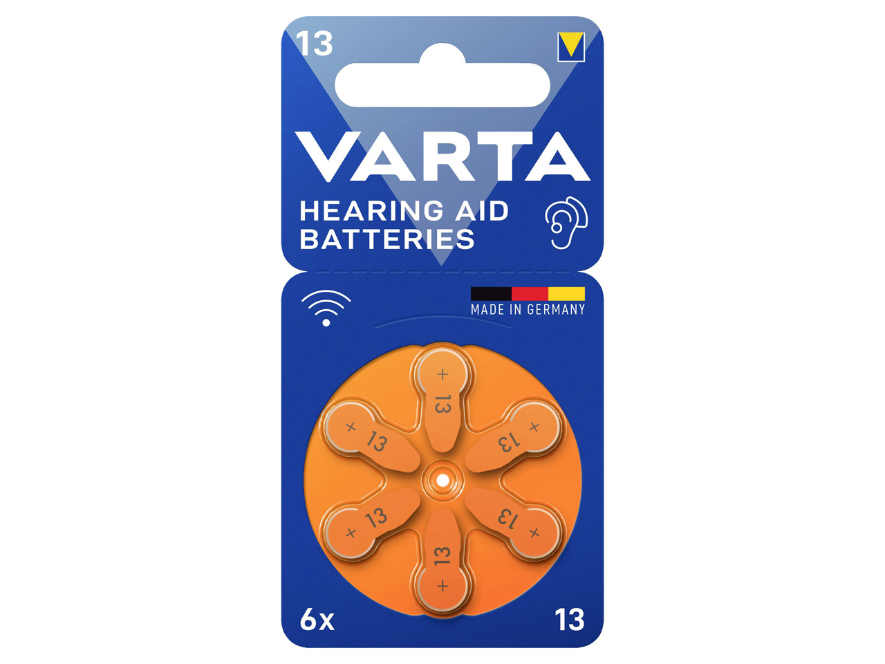 VARTA PILA 6pz 13 PR48 24606101416