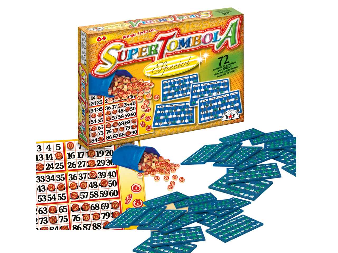 GIOCO TOMBOLA SPECIAL 72 CARTELLE 94