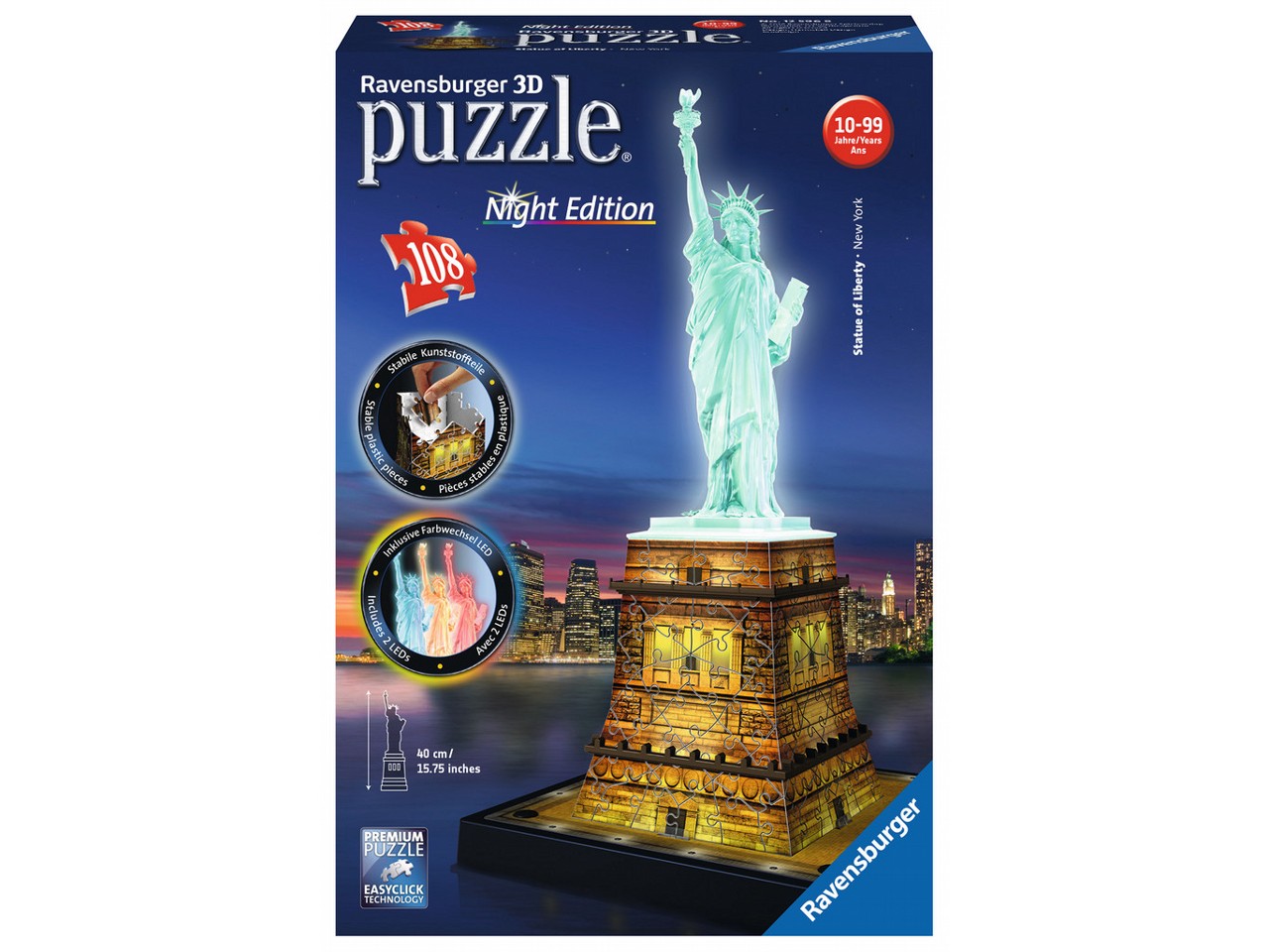 PUZZLE 3D STATUA DELLA LIBERTA’ 12596