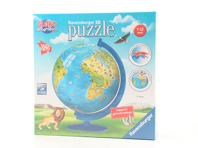PUZZLE 3D MAPPAMONDO 180pz 123407