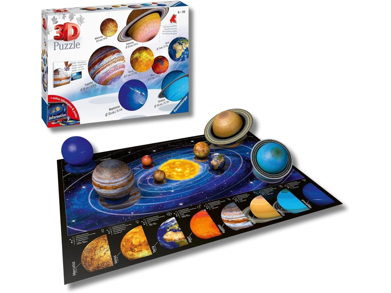 PUZZLE 3D IL SISTEMA PLANETARIO 11668 3