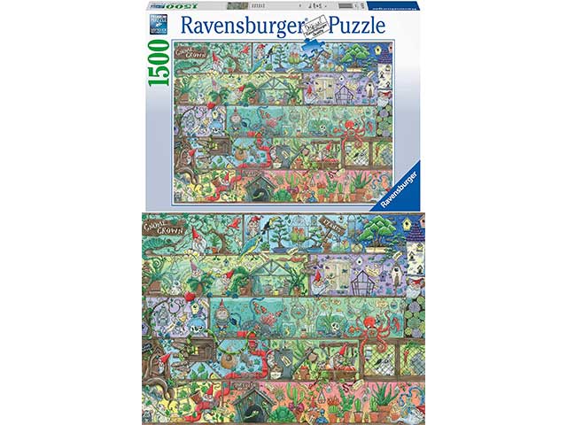 PUZZLE 1500pz GNOMO A SCAFFALE 16712 8
