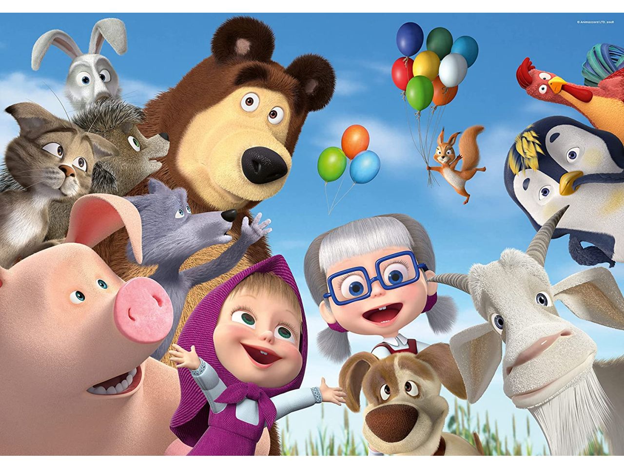 PUZZLE 24pz GIGANTE MASHA E ORSO 03133