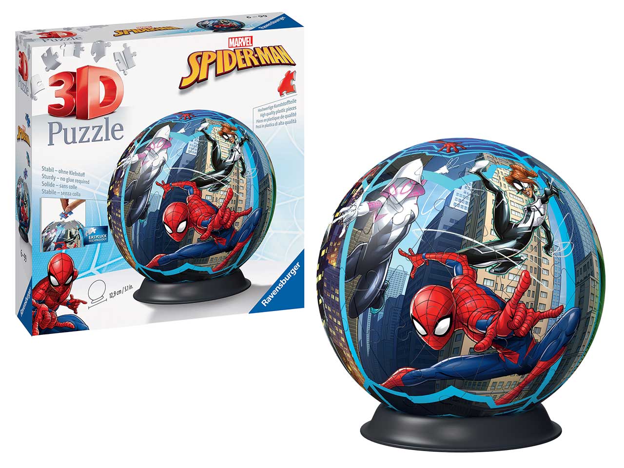 PUZZLE-BALL SPIDERMAN 72 PEZZI 11563 $