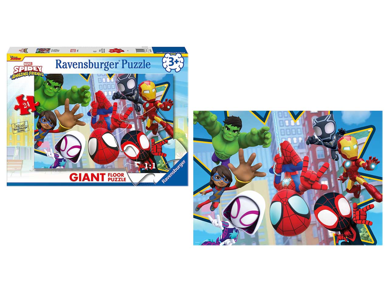 PUZZLE 24 PEZZI GIANT SPIDEY 03182 5