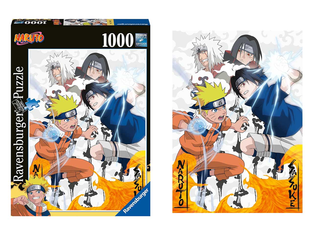 PUZZLE NARUTO VS SASUKE 1000 PZ 17449 2