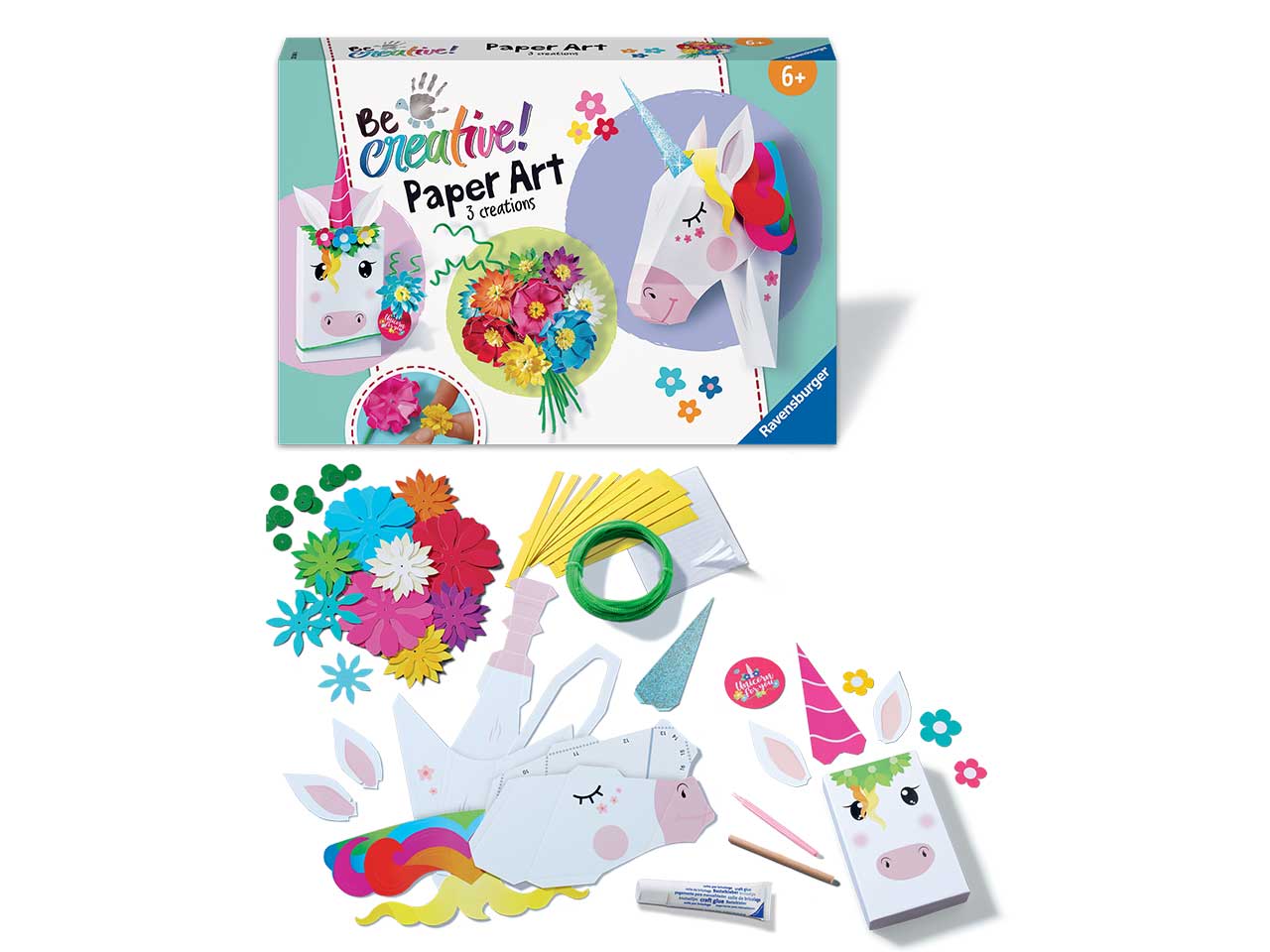 PAPER ART FIORI E UNICORO 23541 4 PAPER ART FIORI E UNICORO 23541 4