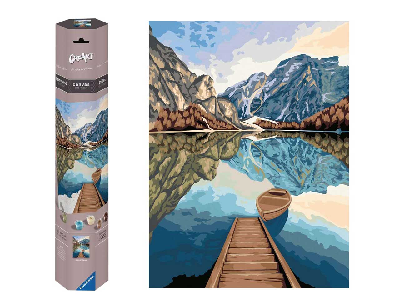 CREART SERIE B CANVAS LAGO MONT. 23909