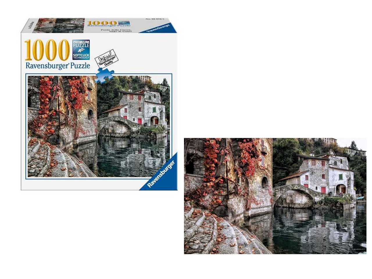 PUZZLE 1000 PEZZI LAGO DI COMO 89872