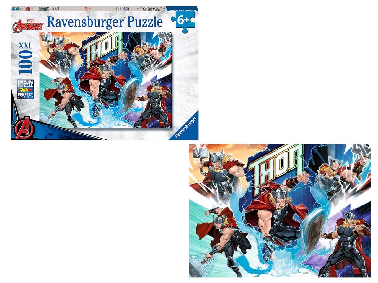 PUZZLE 100PZ XXL MARVEL THOR 13376 5