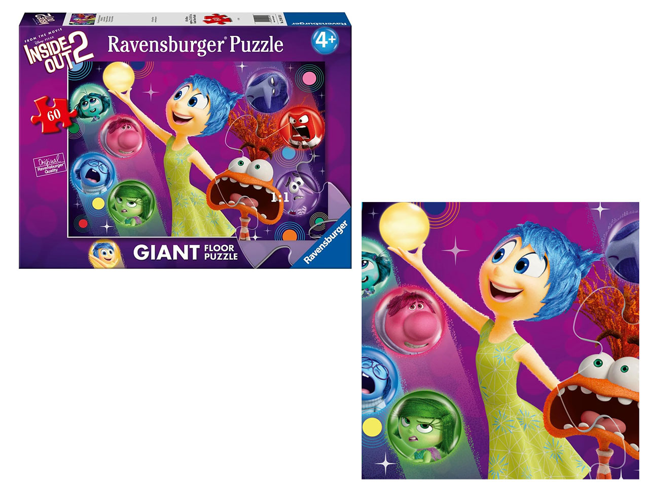 PUZZLE 60PZ GIANT INSIDE OUT 2 04174