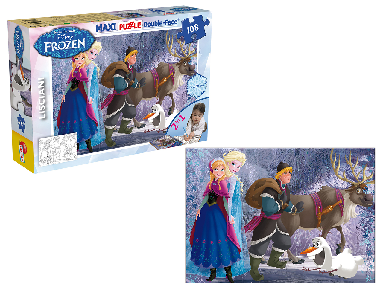 PUZZLE SUPERMAXI 108pz FROZEN 46898