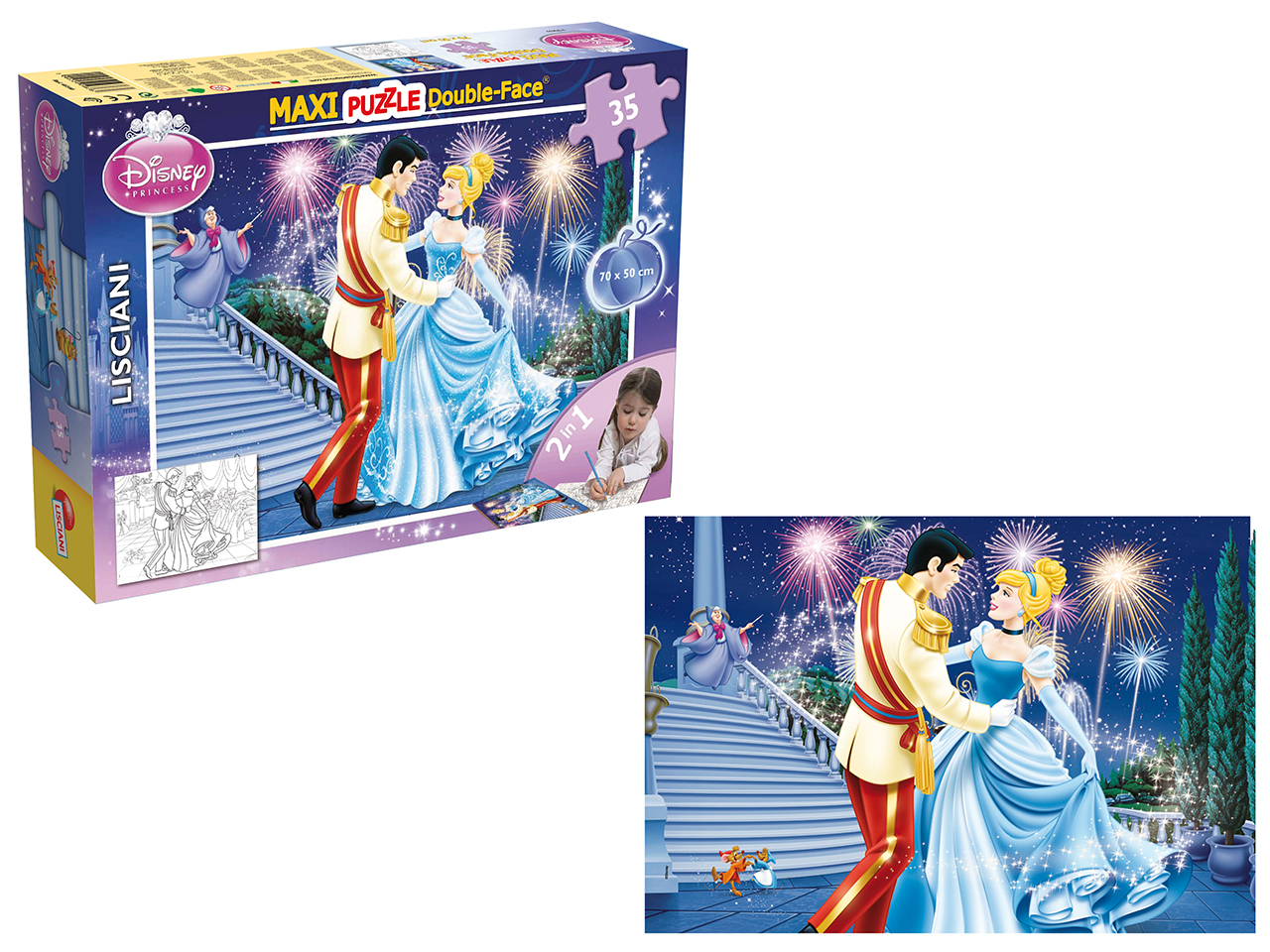 PUZZLE SUPER MAXI 35pz CINDERELLA 46546