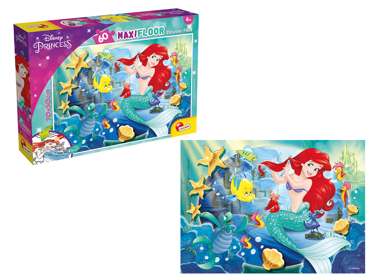 PUZZLE SUPER MAXI 60pz MERMAID 74167