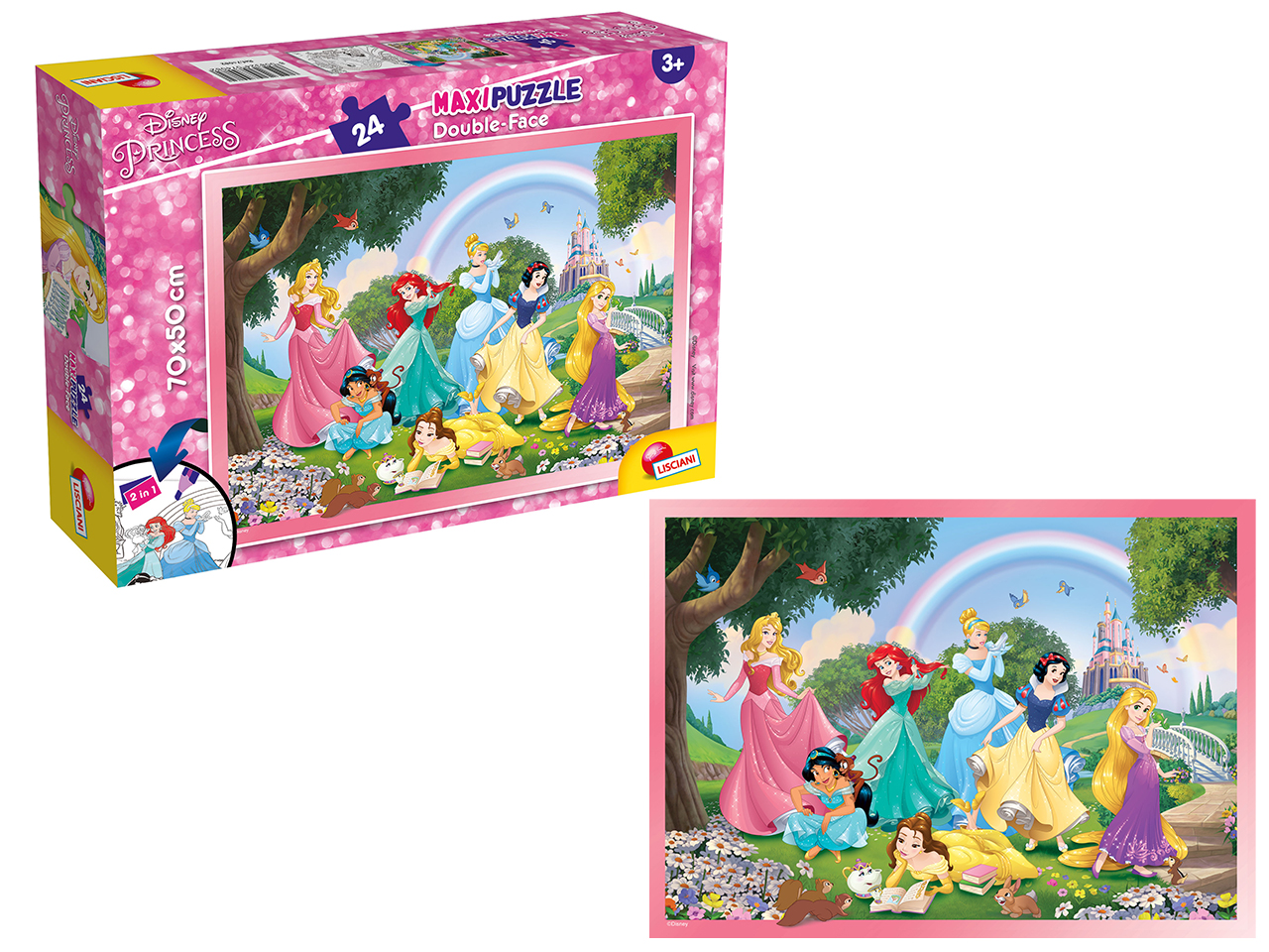 PUZZLE SUPER MAXI 24pz PRINCESS 74082