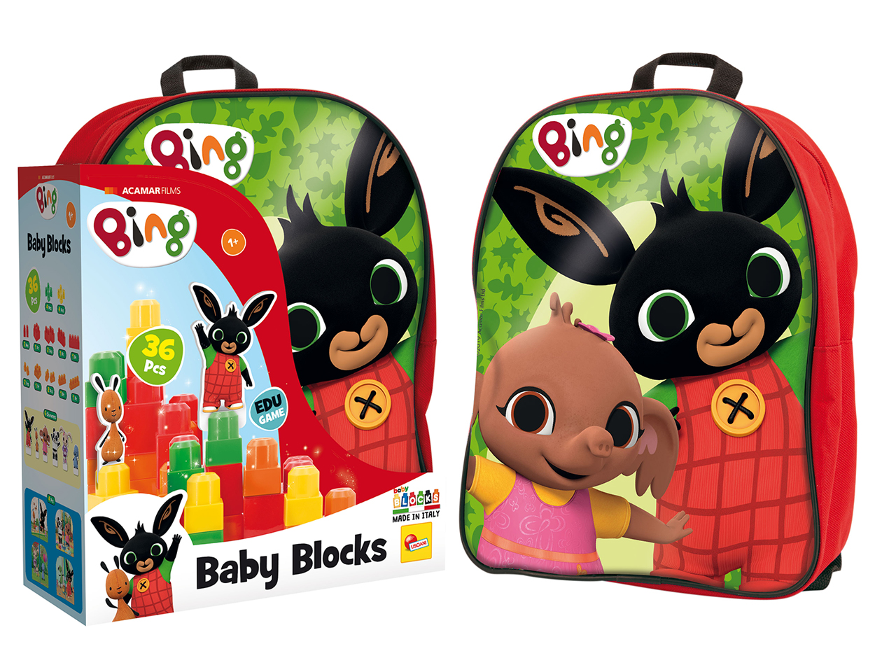 BING ZAINETTO COSTRUZIONI BABY ROSSO 76611 BING ZAINETTO COSTRUZIONI BABY ROSSO 76611