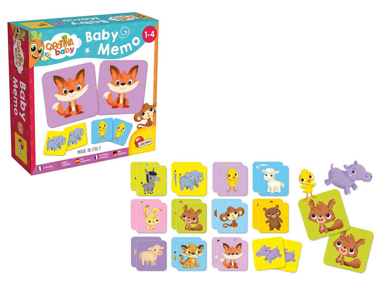 CAROTINA BABY MEMO CUCCIOLI 80052
